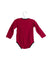A Pink Long Sleeve Bodysuits from Gucci in size 6-12M for girl. (Front View)