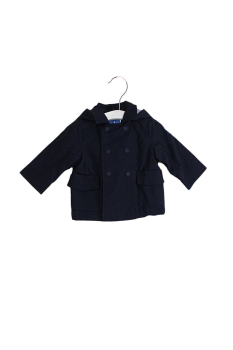 A Navy Lightweight Jackets from Jacadi in size 6-12M for neutral. (Front View)