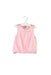 A Pink Sleeveless Tops from Armani in size 0-3M for girl. (Front View)