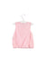 A Pink Sleeveless Tops from Armani in size 0-3M for girl. (Back View)