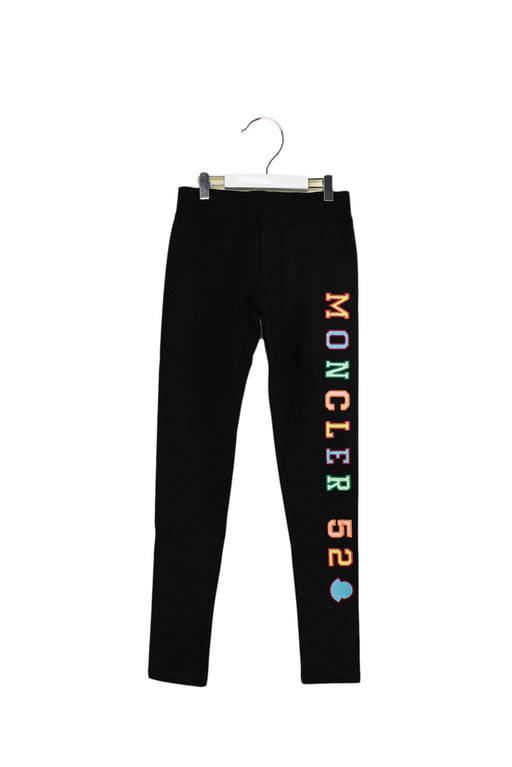 A Black Casual Pants from Moncler in size 8Y for girl. (Front View)