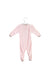 A Pink Long Sleeve Jumpsuits from Chateau de Sable in size 3-6M for girl. (Back View)