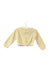 A Gold Cardigans from Chateau de Sable in size 6-12M for girl. (Back View)