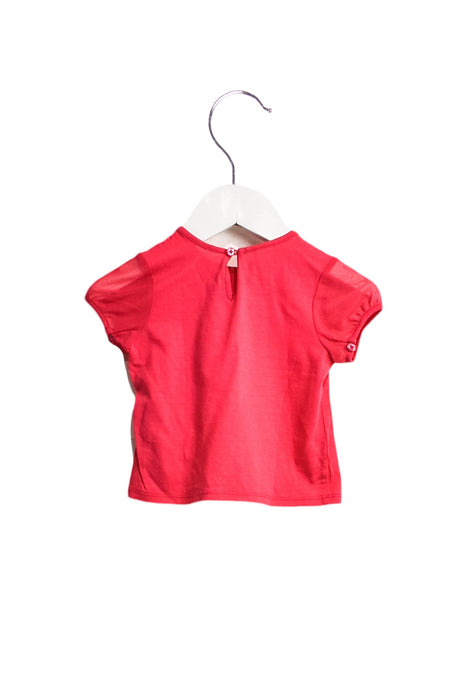 A Pink Short Sleeve T Shirts from Diesel in size 0-3M for girl. (Back View)