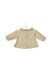 A Brown Long Sleeve Tops from Chateau de Sable in size 6-12M for girl. (Back View)