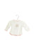 A White Long Sleeve Tops from Jacadi in size 0-3M for girl. (Front View)