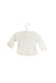 A White Long Sleeve Tops from Jacadi in size 0-3M for girl. (Back View)