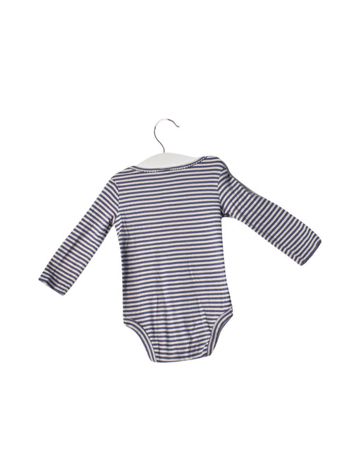 A Blue Long Sleeve Bodysuits from Boden in size 12-18M for neutral. (Front View)