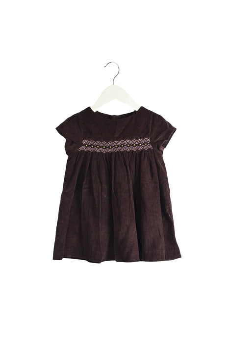 A Purple Short Sleeve Dresses from Jacadi in size 18-24M for girl. (Front View)