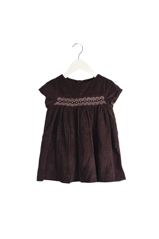 A Purple Short Sleeve Dresses from Jacadi in size 18-24M for girl. (Front View)