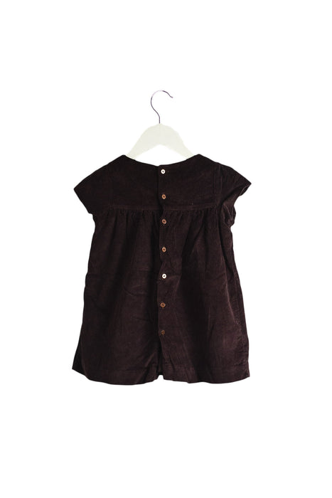 A Purple Short Sleeve Dresses from Jacadi in size 18-24M for girl. (Back View)