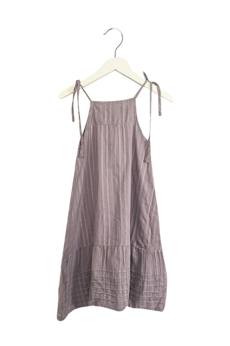 A Purple Sleeveless Dresses from Juliet & the Band in size 2T for girl. (Front View)