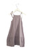A Purple Sleeveless Dresses from Juliet & the Band in size 2T for girl. (Back View)