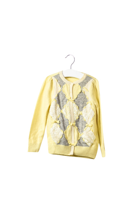A Yellow Cardigans from Nicholas & Bears in size 3T for girl. (Front View)