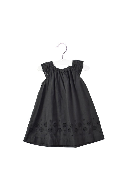 A Grey Short Sleeve Dresses from Bonpoint in size 6-12M for girl. (Front View)