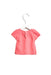 A Pink Short Sleeve Tops from Jacadi in size 6-12M for girl. (Back View)