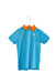 A Blue Short Sleeve Polos from Le Coq Sportif in size 10Y for boy. (Front View)