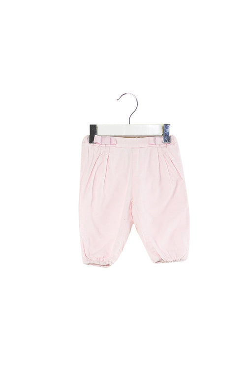 A Pink Casual Pants from Jacadi in size 3-6M for girl. (Front View)