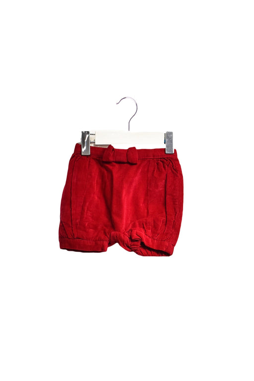 A Red Shorts from Jacadi in size 0-3M for girl. (Front View)