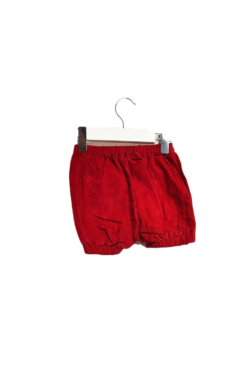 A Red Shorts from Jacadi in size 0-3M for girl. (Front View)