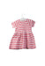 A Pink Short Sleeve Dresses from Petit Bateau in size 3-6M for girl. (Back View)