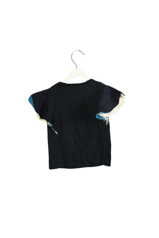 A Green Short Sleeve Tops from FITH in size 5T for girl. (Front View)