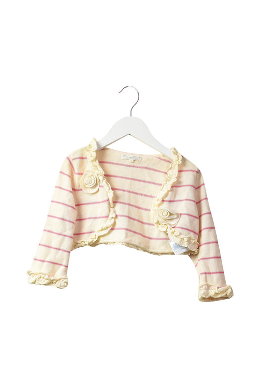 A White Cardigans from Nicholas & Bears in size 3T for girl. (Front View)