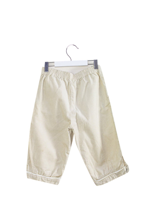 A Ivory Casual Pants from Chickeeduck in size 7Y for girl. (Front View)
