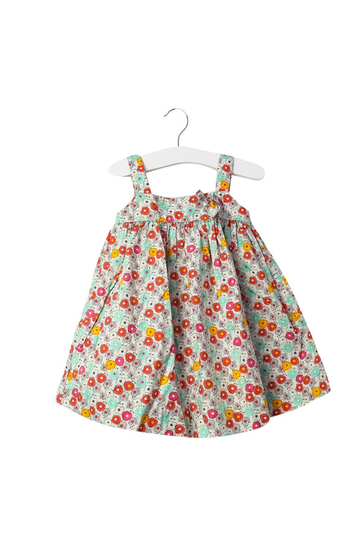 A  Short Sleeve Dresses from Petit Bateau in size 3-6M for girl. (Front View)