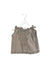 A Grey Sleeveless Tops from Bonne Mere in size 4T for girl. (Front View)