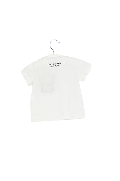 A White Sleeveless Tops from Burberry in size 3-6M for girl. (Back View)
