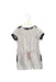 A Blue Short Sleeve Dresses from Petit Bateau in size 3T for girl. (Front View)