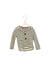 A Ivory Cardigans from Petit Bateau in size 3T for girl. (Front View)