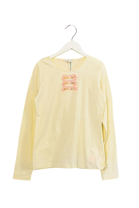 A Ivory Long Sleeve Tops from Nicholas & Bears in size 14Y for girl. (Front View)