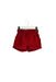 A Red Shorts from Jacadi in size 3-6M for girl. (Front View)