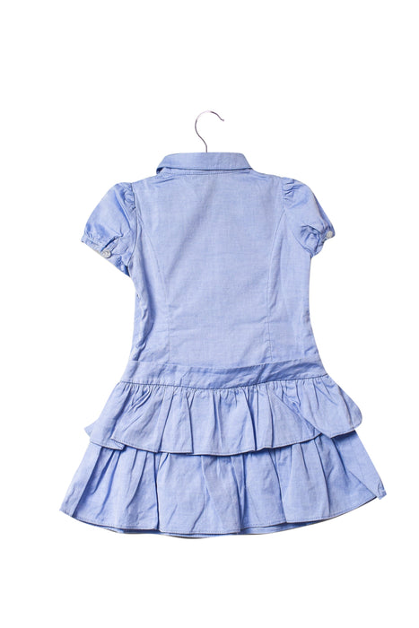 A Blue Short Sleeve Dresses from Nicholas & Bears in size 6-12M for girl. (Back View)