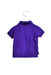 A Purple Short Sleeve Polos from Ralph Lauren in size 6-12M for girl. (Back View)
