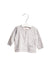 A Grey Cardigans from Seed in size 3-6M for girl. (Front View)