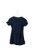 A Navy Short Sleeve Dresses from Catimini in size 2T for girl. (Back View)