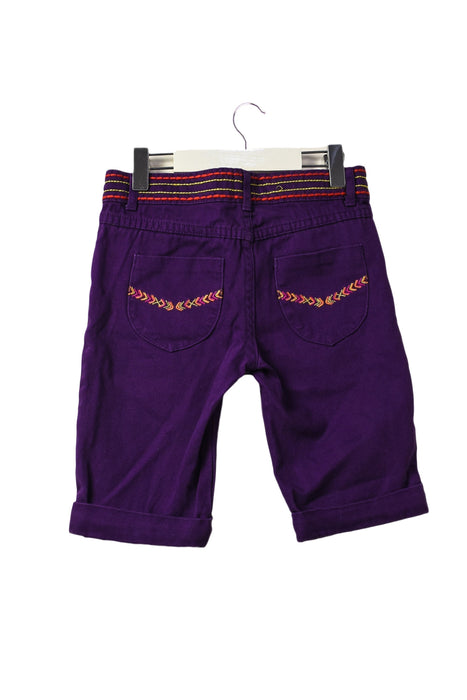 A Purple Shorts from La Compagnie des Petits in size 6T for girl. (Back View)