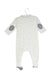 A Grey Onesies from Petit Bateau in size 3-6M for boy. (Back View)