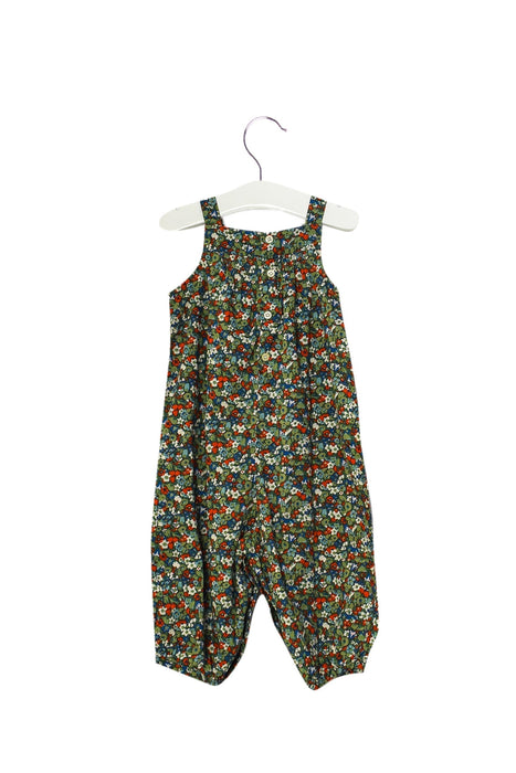 A Blue Sleeveless Jumpsuits from Bonpoint in size 6-12M for girl. (Back View)