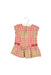 A Multicolour Short Sleeve Dresses from Jacadi in size 3-6M for girl. (Front View)