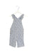 A Blue Overall Shorts from Sunchild in size 6T for girl. (Back View)