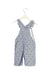 A Blue Overall Shorts from Sunchild in size 6T for girl. (Front View)
