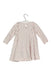 A Pink Long Sleeve Dresses from Seed in size 6-12M for girl. (Back View)
