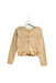 A Brown Cardigans from Tartine et Chocolat in size 6T for girl. (Front View)