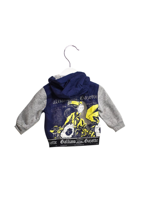 A Blue Lightweight Jackets from John Galliano in size 3-6M for boy. (Back View)