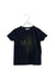 A Navy Short Sleeve T Shirts from I Pinco Pallino in size 6T for boy. (Front View)
