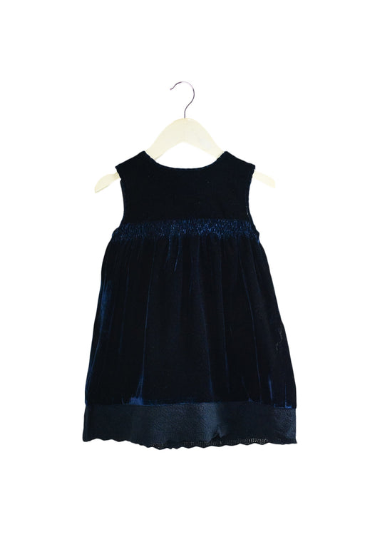 A Navy Sleeveless Dresses from Willow & Finn in size 18-24M for girl. (Front View)